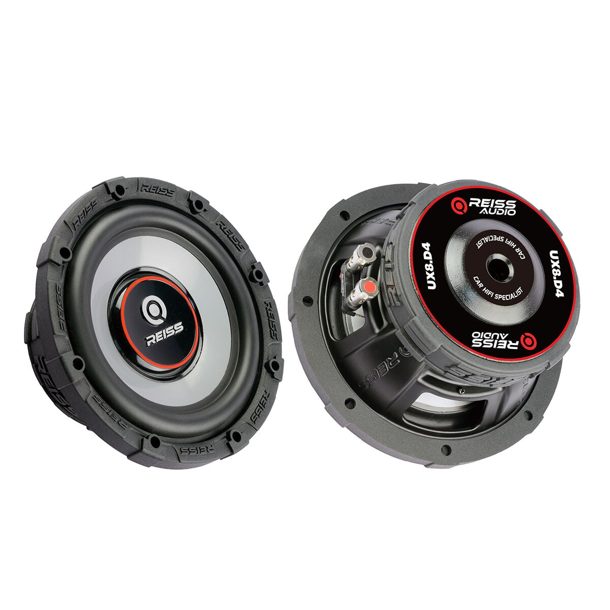 REİSS AUDİO RS-UX8.D4 20 CM SUBWOOFER BAS 600 WATT MAXİMUM POWER ÇİFT BOBİNLİ