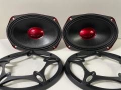 BM AUDİO 30 CM 1400W SUBWOOFER OVAL MİDRANGE 3000W AMFİ KABLO
