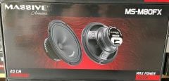 MASSİVE MS-M80FX 20 CM MİDRANGE 400 WATT MAXİMUM POWER 150 WATT RMS POWER ÇİFT FİYATIDIR.