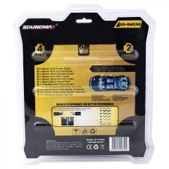 SOUNDMAX SX-AWG42 4 GA KABLO TAKIMI FULL TAKIM KALİTELİ TESİSATLAR İÇİN