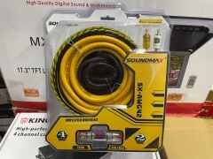 SOUNDMAX SX-AWG42 4 GA KABLO TAKIMI FULL TAKIM KALİTELİ TESİSATLAR İÇİN