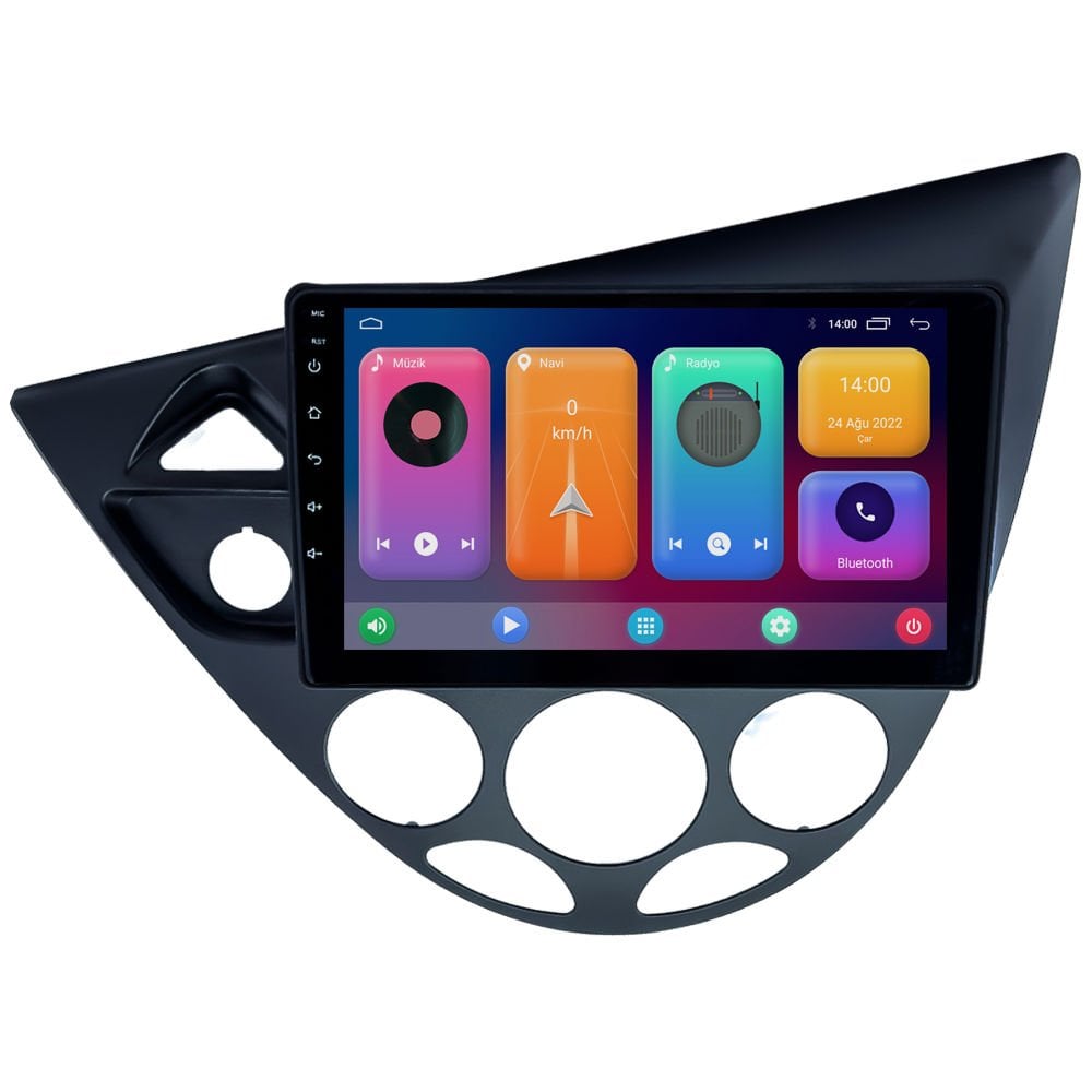 FORD FOCUS 1 MULTİMEDYA TEYP 9'' ANDROİD 15 2 GB RAM 32 GB HAFIZA CAR PLAY KAMERA HEDİYE