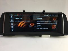 NEWFRON BMW 5 F10 ANDROİD TEYP MULTİMEDYA 4-64GB 8 ÇEKİRDEK SİM KART ORJİNAL PLAKALIM KAMERA