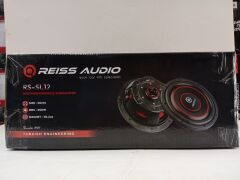 REISS AUDİO RS-SL12 30 CM SLİM SUBWOOFER BAS 2000 WATT POWER ÇİFT BOBİNLİ