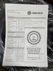 RS-BQ12.D4 30 CM SPL SUBWOOFER BAS 4 OHM ÇİFT BOBİN 2400 WATT MAXİMUM 1200 WATT RMS