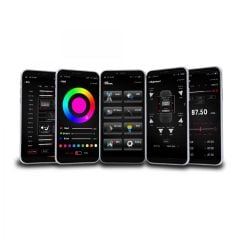 REISS AUDİO RS-MX85DSP OTO TEYP 8 KANAL DSP İŞLEMCİ 4 VOLT 3 AMFİ ÇIKIŞI 20 BAND EQ RGB