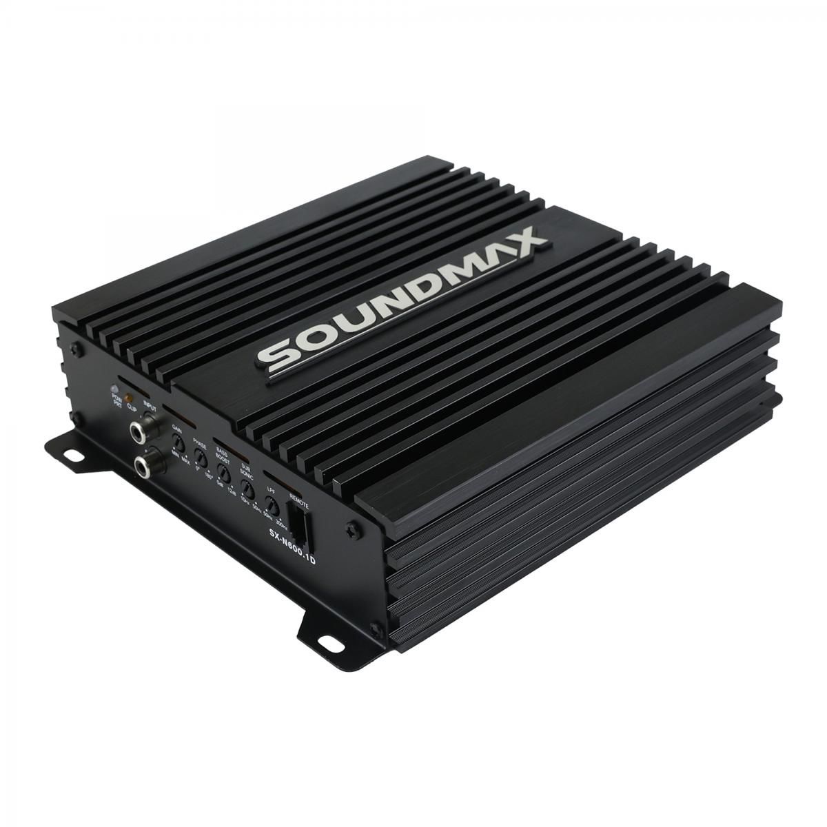 SOUNDMAX SX-N600.1D MONO AMFİ 1 OHM 600 WATT RMS POWER BAS KONTROL APARATLI