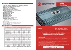 REISS AUDİO RS-Z700.1D MONO AMFİ 1 OHM 700 WATT RMS POWER