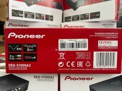 PIONEER DEQ-S1000A2 SES İŞLEMCİSİ 1 GİRİŞ 3 ÇIKIŞ, 4X50 WATT MOSFET AMFİ
