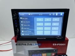 ESPADA 7''DABIL TEYP BT ÇİFT USB SD AUX AMFİ ÇIKIŞI KAMERA HEDİYE