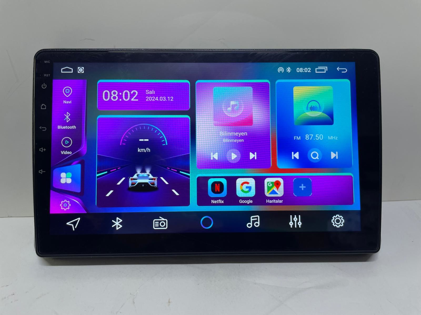 DACİA DOKKER 2013-21 MULTİMEDYA TEYP ANDROİD 15 4-64 GB CARPLAY KAMERA HEDİYE