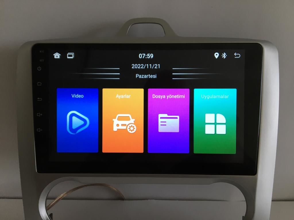 FORD FOCUS 2 DİJİTAL MULTİMEDYA TEYP ANDROİD 15 2-32 GB CARPLAY KAMERA HEDİYE