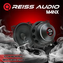 REISS AUDİO RS-M4NX 10 CM MİDRANGE 220 WATT NEODİUM MIKNATIS