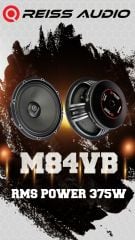 REISS AUDİO RS-M84VB 20 CM MİDRANGE 750 WAT MAXİMUM 375 WATT RMS ÇİFT FİYATIDIR