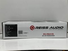 REISS AUDİO RS-M84VB 20 CM MİDRANGE 750 WAT MAXİMUM 375 WATT RMS ÇİFT FİYATIDIR