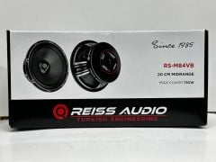 REISS AUDİO RS-M84VB 20 CM MİDRANGE 750 WAT MAXİMUM 375 WATT RMS ÇİFT FİYATIDIR