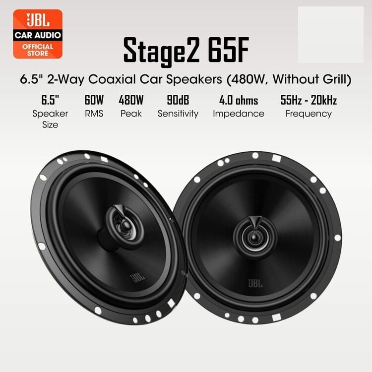 JBL STAGE2 65F 16 CM HOPARLÖR 480 WATT PEAK POWER 60 WATT RMS ÇİFT FİYATIDIR