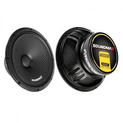 SOUNDMAX SX-M82BN 20 CM MİDRANGE 400 WATT MAXİMUM POWER 200 WATT RMS POWER ÇİFT FİYATIDIR