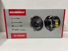 SOUNDMAX SX-M52BN 13 CM MİDRANGE 160 WATT MAXİMUM POWER 80 WATT RMS POWER ÇİFT FİYATIDIR