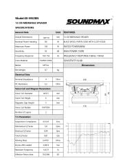 SOUNDMAX SX-M52BN 13 CM MİDRANGE 160 WATT MAXİMUM POWER 80 WATT RMS POWER ÇİFT FİYATIDIR