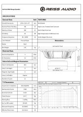REISS AUDİO RS-M69EX OVAL MİDRANGE 300 WATT MAXİMUM POWER