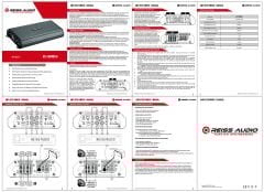 REISS AUDİO RS-Q4080.4D 4 KANAL AMFİ 4 OHM 4X80 WATT RMS