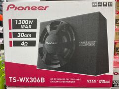 PIONEER TS-WX306B 30 CM SUBWOOFER BAS 1300 WATT ORJİNAL KABİNLİ