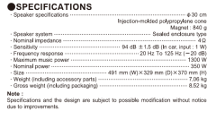PIONEER TS-WX306B 30 CM SUBWOOFER BAS 1300 WATT ORJİNAL KABİNLİ