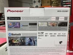 PIONEER MVH-S520BT BLUETOOTH USB AUX 3AMFİ ÇIKIŞI 13 BAND EQ 3 WAY HİGH MİD LOW