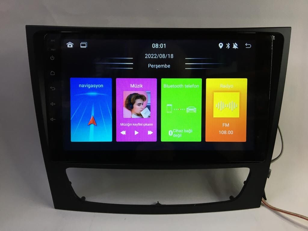 MERCEDES E W211 MULTİMEDYA TEYP 9'' ANDROİD15 2-32 CARPLAY KAMERA HEDİYE