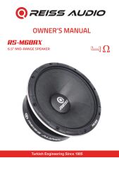 REİSS AUDİO RS-M68AX 16CM MİDRANGE 500WATT MAX 250 RMS