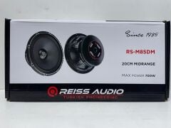 REİSS AUDİO RS-M85DM 20CM MİDRANGE 700WATT MAXİMUM POWER