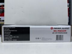 REİSS AUDİO RS-MB82VB 20 CM MIDBASS 1000 WATT MAXİMUM POWER ÇİFT FİYATIDIR MİD BASS