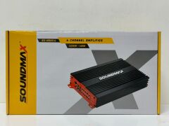 SOUNDMAX SX-N500.4 4 KANALLI AMFİ 4 OHM 4X90 WATT RMS POWER