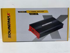 SOUNDMAX SX-N600.4 4 KANALLI AMFİ 4 OHM 4X120 WATT RMS POWER