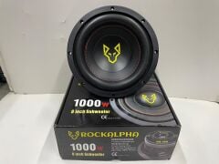 ROCK ALPHA RA-108 20 CM SUBWOOFER BAS 1000 WATT MAXİMUM POWER 250 WATT RMS POWER