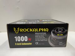 ROCK ALPHA RA-108 20 CM SUBWOOFER BAS 1000 WATT MAXİMUM POWER 250 WATT RMS POWER