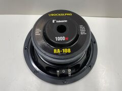 ROCK ALPHA RA-108 20 CM SUBWOOFER BAS 1000 WATT MAXİMUM POWER 250 WATT RMS POWER