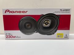 PIONEER TS-A1081F 10 CM TWEETERLİ HOPARLÖR 230 WATT MAXİMUM POWER 50 WATT RMS POWER